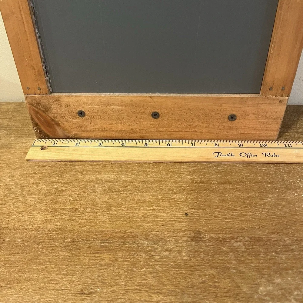 VTG Wood Wall Mirror Shelf Fall Autumn Leaves Berries Primitive Farmhouse Decor